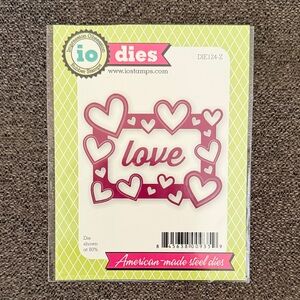 Heart Frame Love Set American Made Steel Die Impression Obsession DIE124-Z New